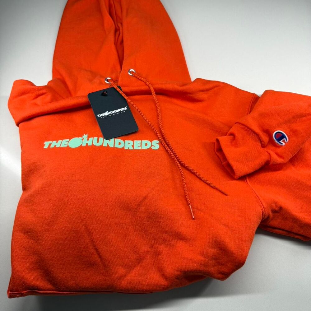 The-hundreds Men's Orange Hoodie